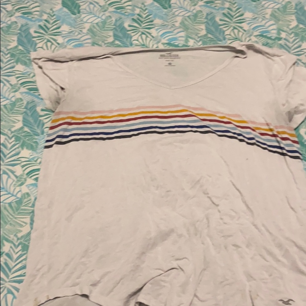 Rainbow striped shirt